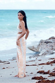 Shanina Shaik Topless Seaside - 07