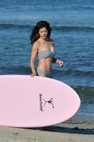 Brooke Burke In Bikini On The Beach - 12