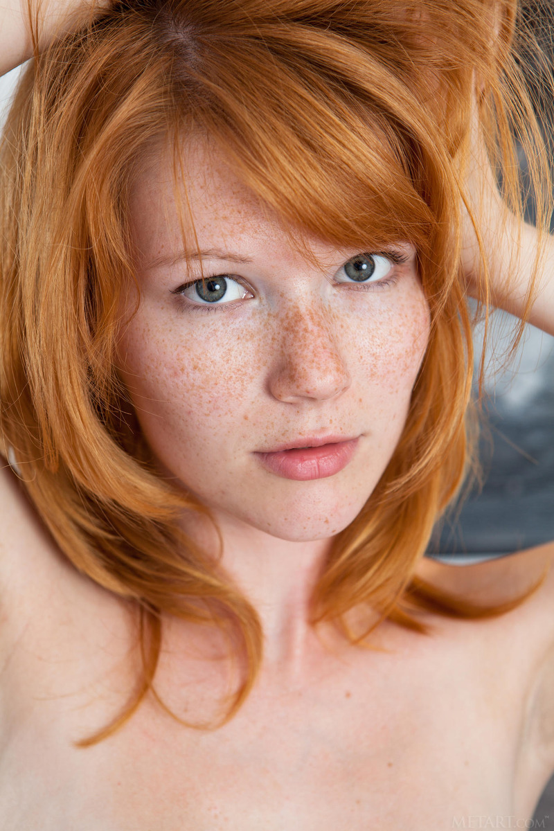Adorable freckle-faced redhead Mia Sollis  - 