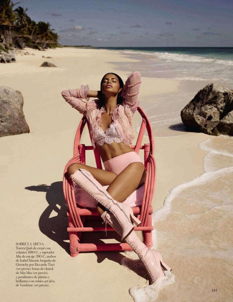 Adriana Lima On The Beach - 
