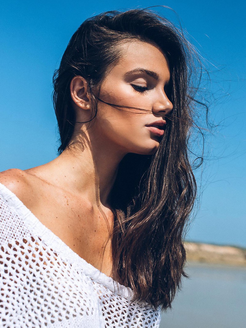 Hailey Outland On The Beach - 