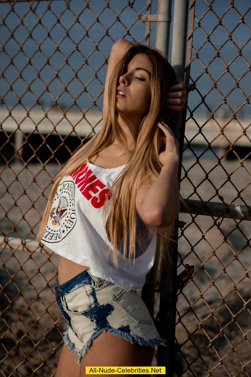 Carmella Rose In Sexy Lace Dress - 