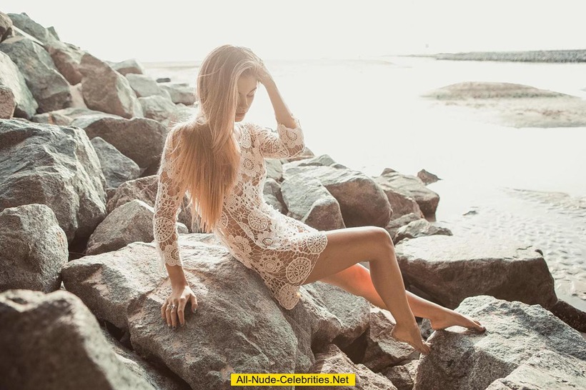 Carmella Rose In Sexy Lace Dress - 