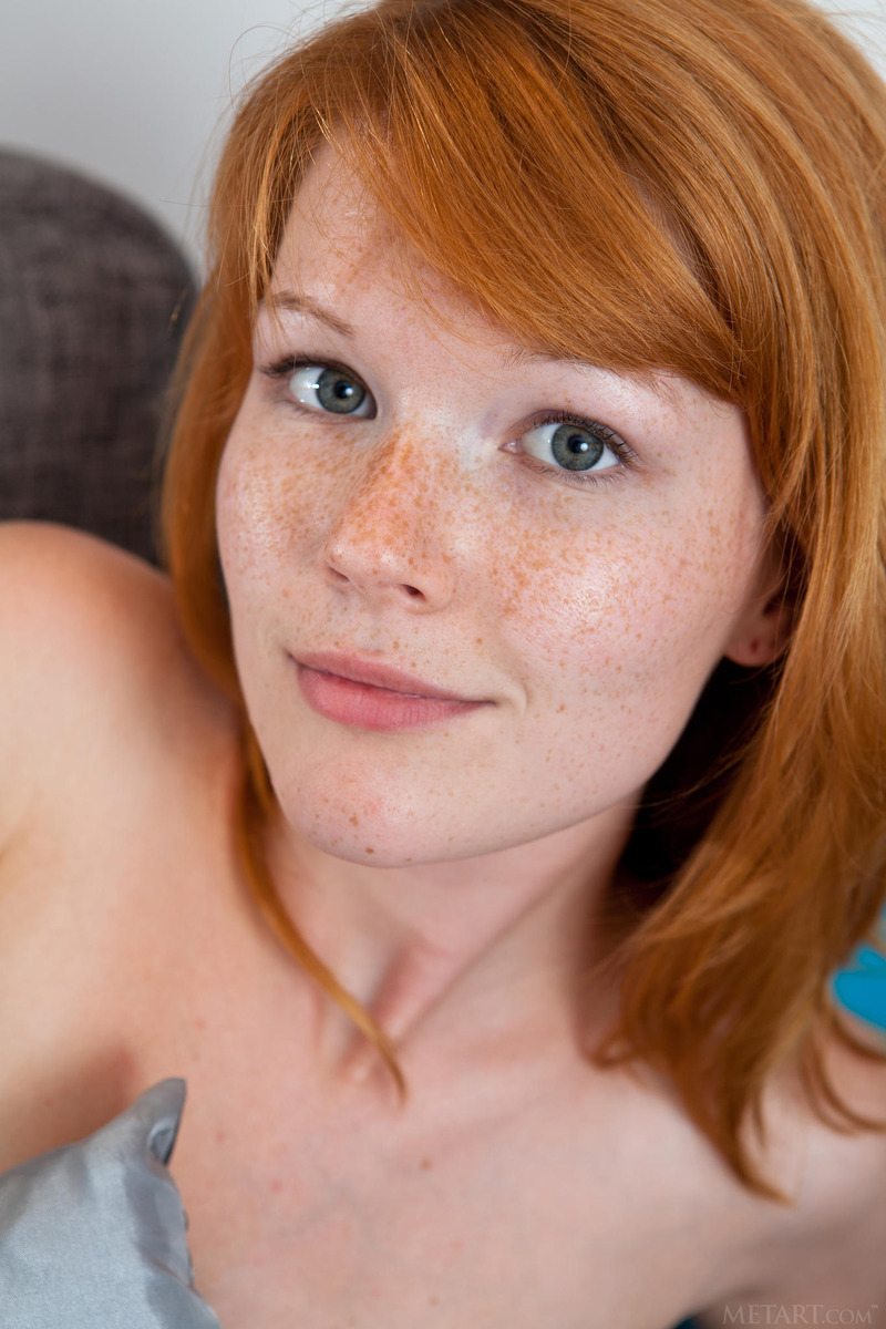 Adorable freckle-faced redhead Mia Sollis  - 