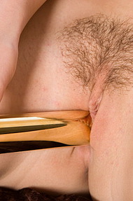 Blonde nice Lena drops down and bunny hops - 13