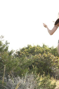 Lovenia Lux In A Swimsuit On A Mountain - 01