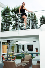 Veronica Ricci posing outdoor - 00