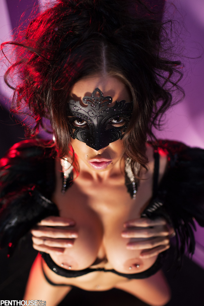 Brandy Aniston In Mask - 