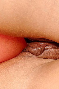 Lovely blonde babe spreading her pussy lips - 11