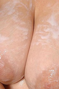 Joanna Bliss washing her huge boobs - 11