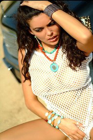 Kyli Ryan Car Posing - 01