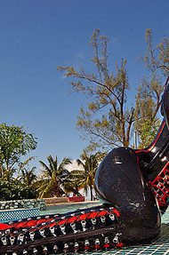 Bianca Black and Red Latex - 01